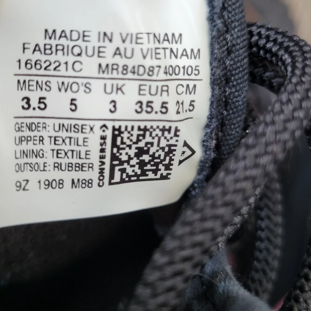 Converse Mountain Club Bosey MC High Top Sneakers 166221C Black 5‎